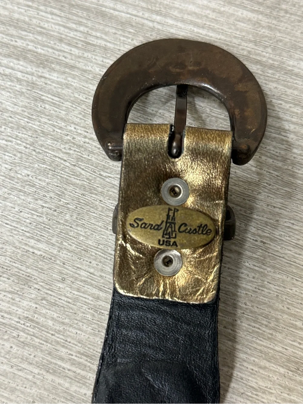 Vintage Sand Castle Rhinestone Women’s Fashion Belt